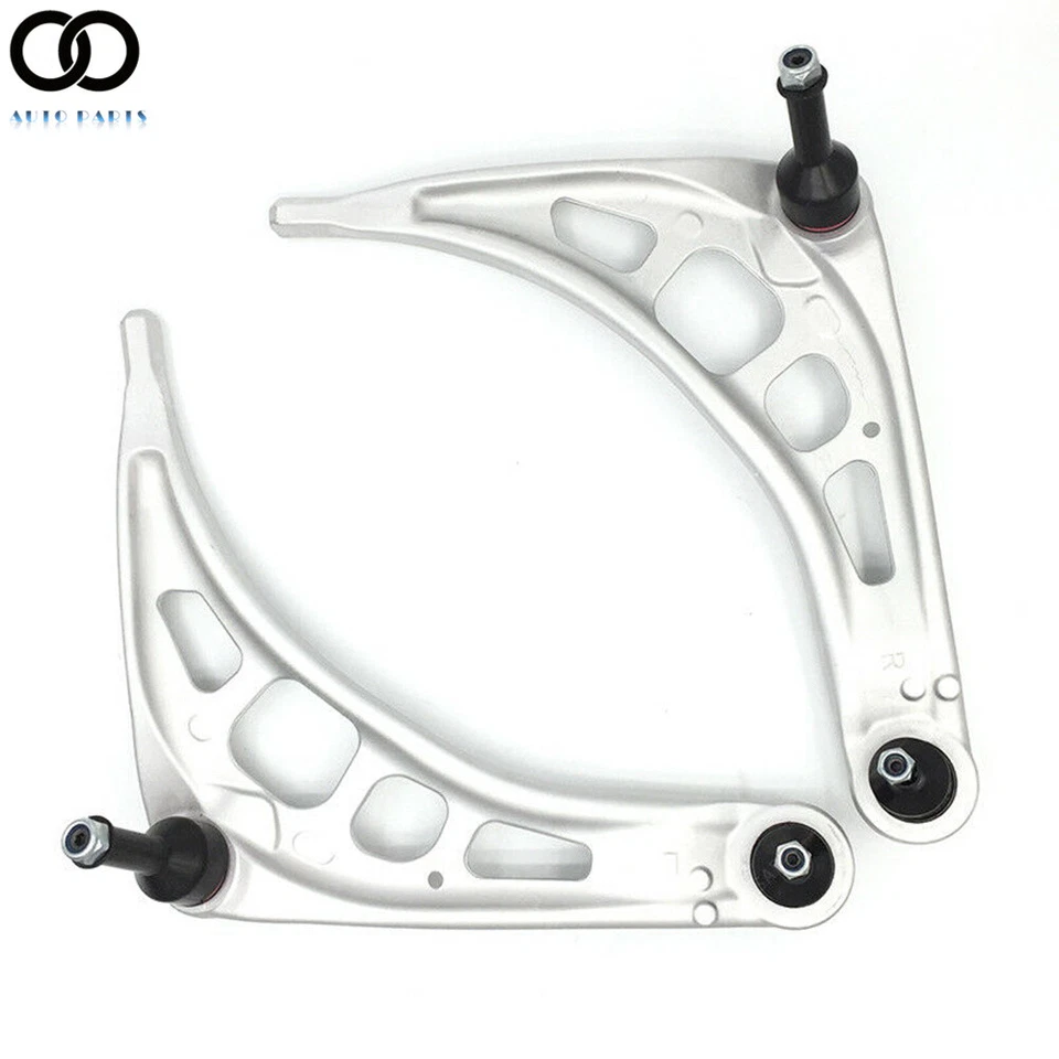 For BMW E46 3-Series Control Arm Ball Joint Sway Bar Tie Rod Boot Suspension Kit - Image 2 of 4