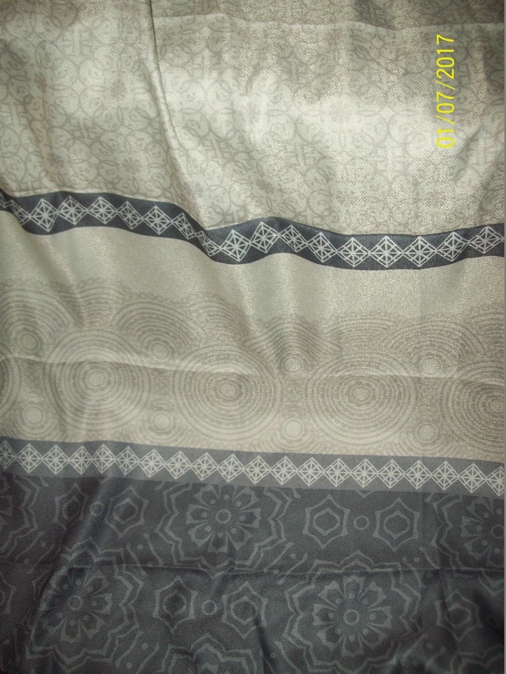 Essentialhome 70 x 70" Mezcla Colores Geométricos Tela Cortina de Ducha-NUEVO SIN ETIQUETAS Foto 2 de 4