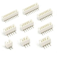 XH 2.54mm JST XH PCB Right Angle 90  Header And Plug Connector 2/3/4/5/6 10 Pin