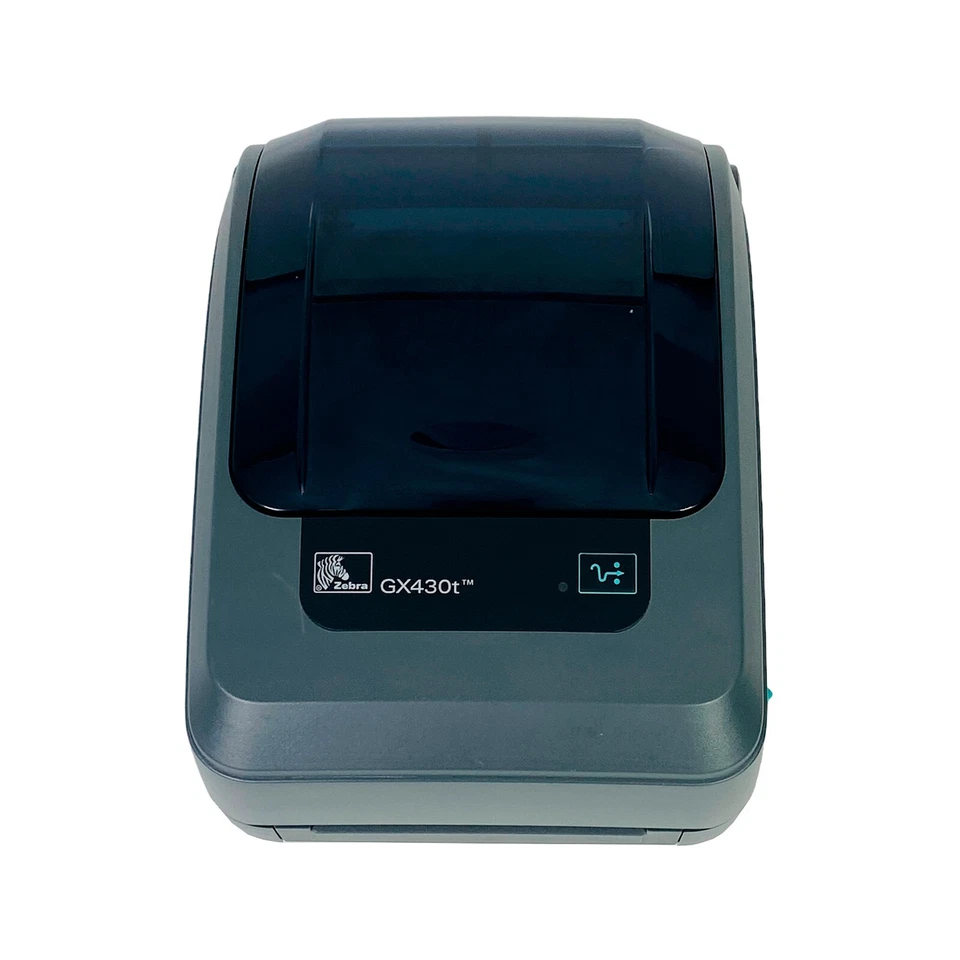 TESTED Zebra GX430T Thermal Transfer Label Barcode Printer 300 dpi USB Serial - Image 4 of 4