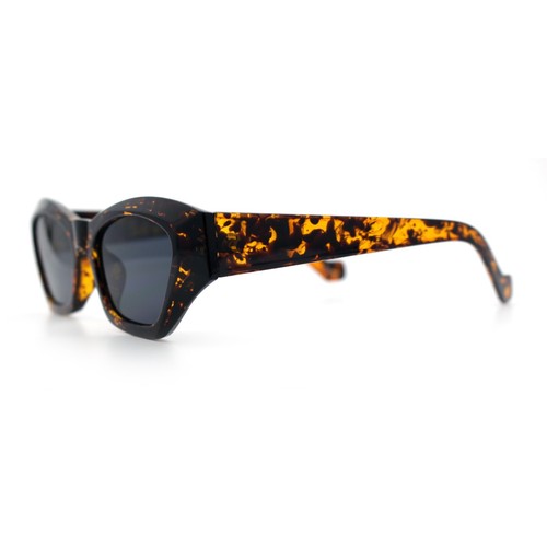 Womens Mod Thick Plastic Chunky Cat Eye Sunglasses - 第 19/69 張圖片