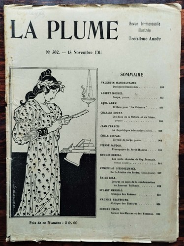 LA PLUME FRENCH ART NOUVEAU 9 MAGAZINE LOT: 1901-1902 VICTOR HUGO - Imagen 2 de 9
