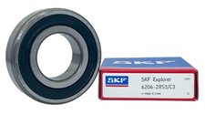 10PACK SKF 6206-2RS1C3 30X62X16MM C3 Clearance Double Rubber Seal Bearings 6206