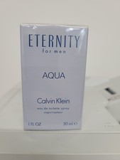 Eternity Aqua by Calvin Klein 1 oz EDT Cologne for Men New In Box
