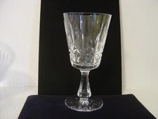 VINTAGE WATERFORD IRISH CUT CRYSTAL ROSSLARE WATER GOBLET SIGNED 6-3/4" HIGH