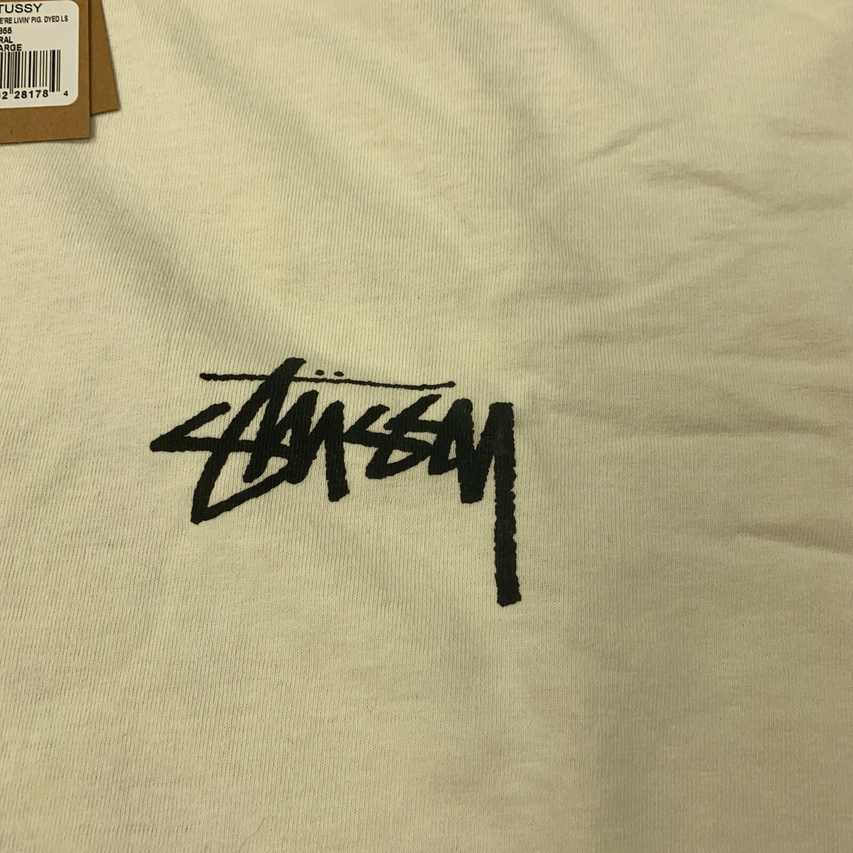 ★人気★【STUSSY】★HOW WE'RE LIVIN' PIGMENT DYED LS TE.E★ Stussy How We'Re Livin' Pig. Dyed Tee - Black - 1904855-0001