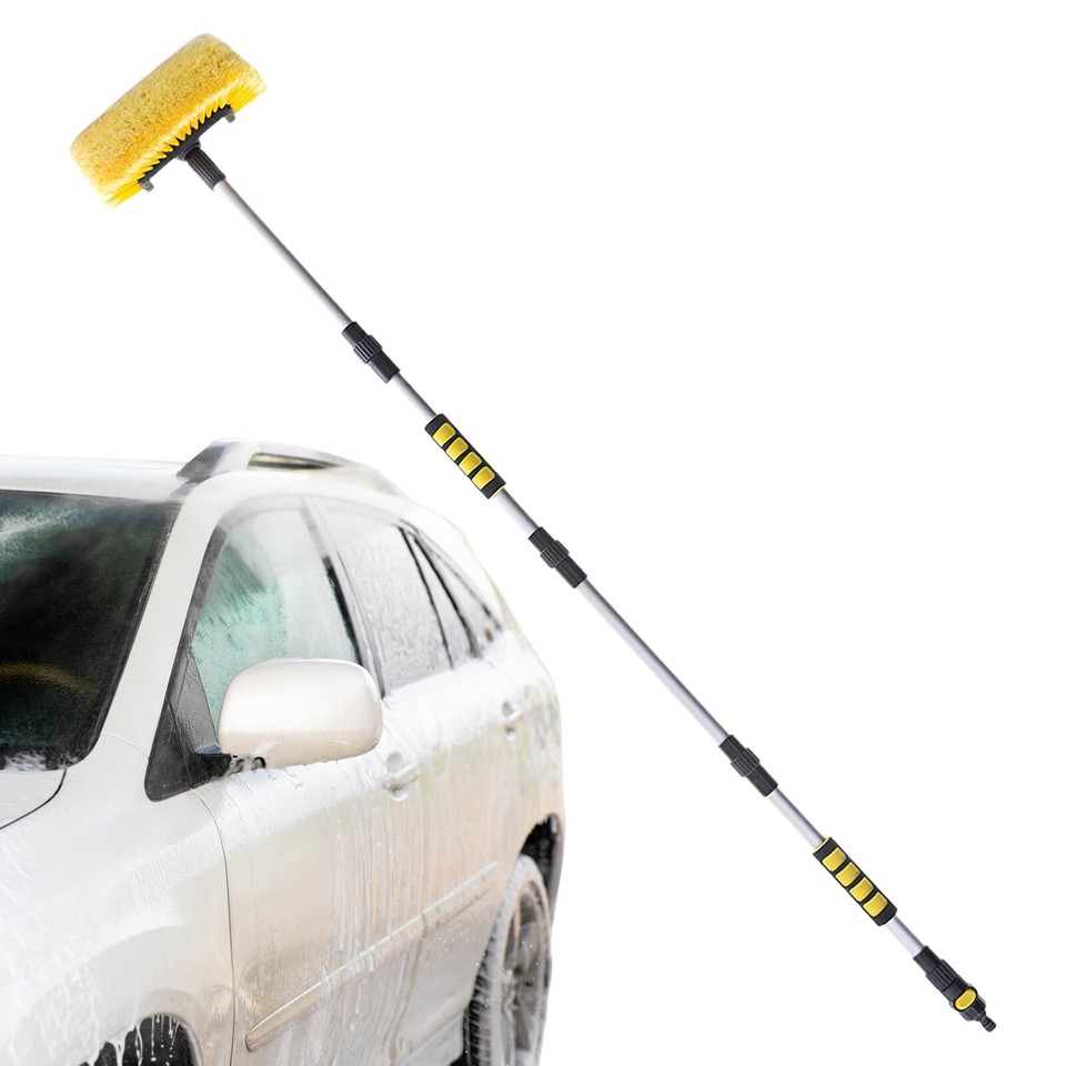 Car Washing Brush Long Handle Extension Pole Super Soft Head For Truck