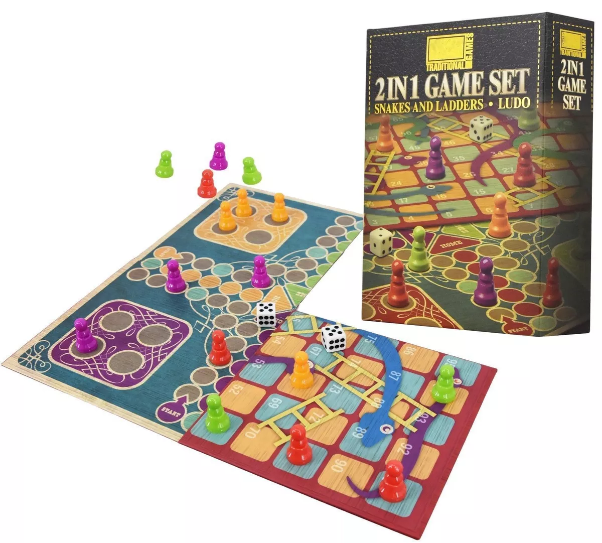 Snakes & Ladders and Ludo Board Game 