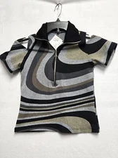 DR RO GEAR WOMENS HI-TECH SPLIT SHOULDER TEE IN MED NWT GREY (B3)