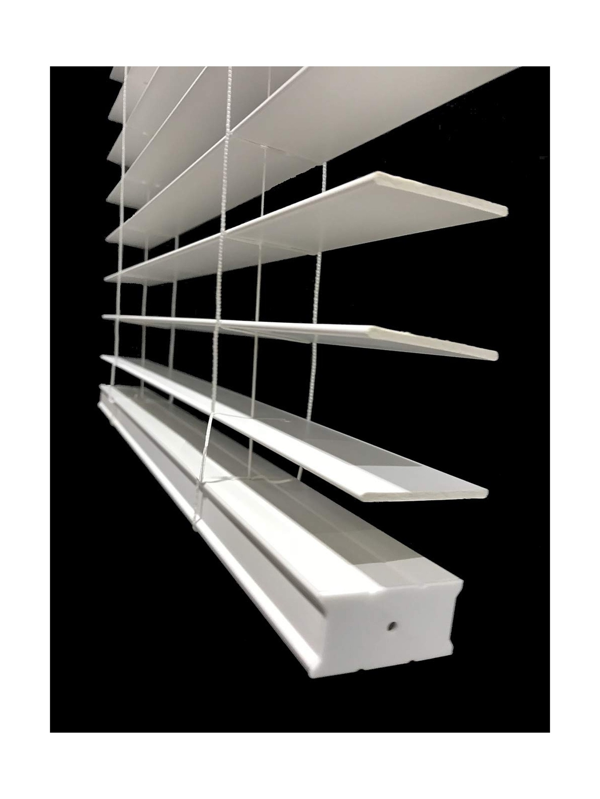 US Window and Floor 2" Cordless Faux Wood Blinds, Fit Windows 30 7/8" - 31 1/...