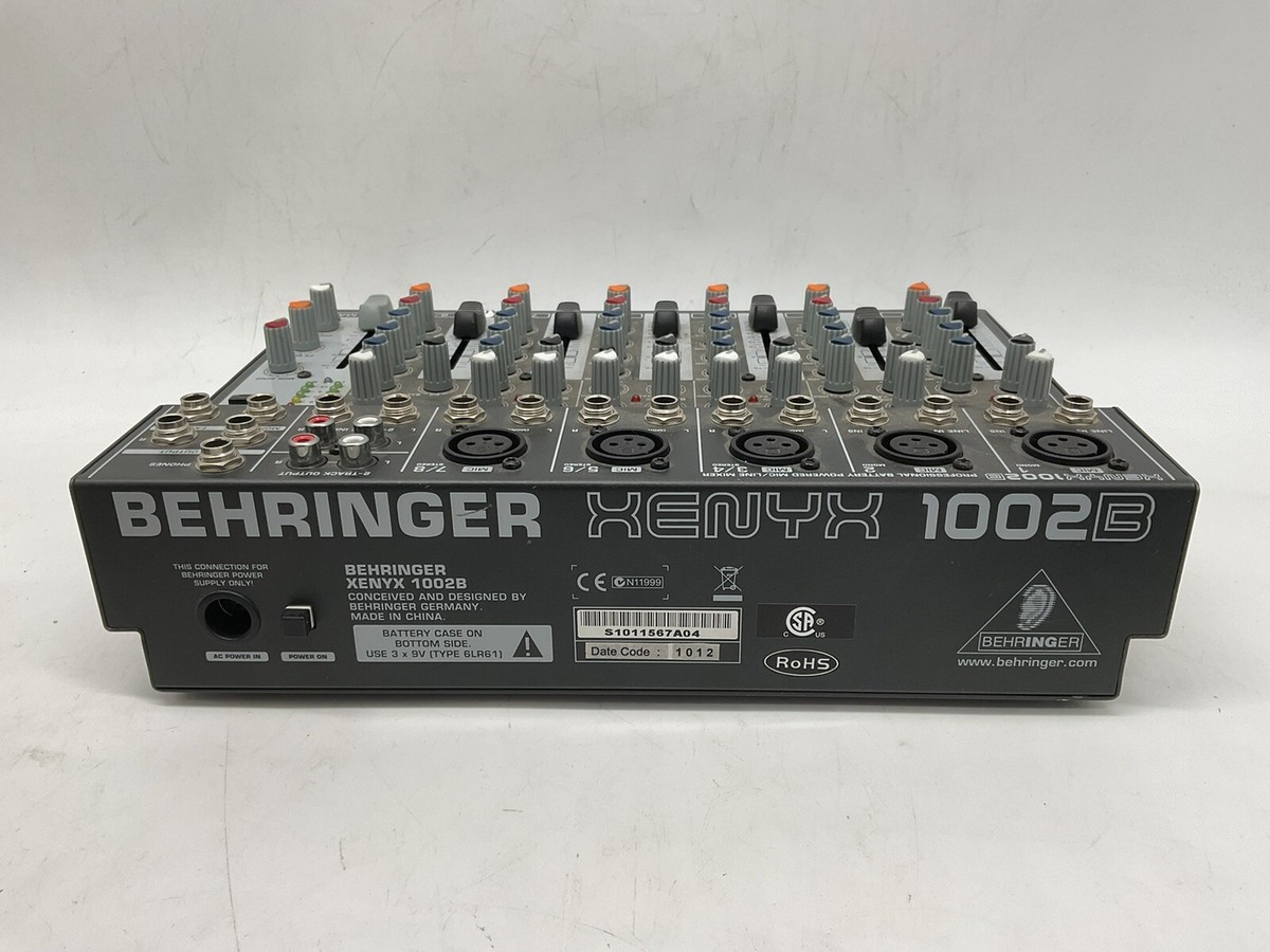 Behringer ミキサー XENYX 1002B Behringer Xenyx 1002B 10-channel Analog Mixer | Sweetwater