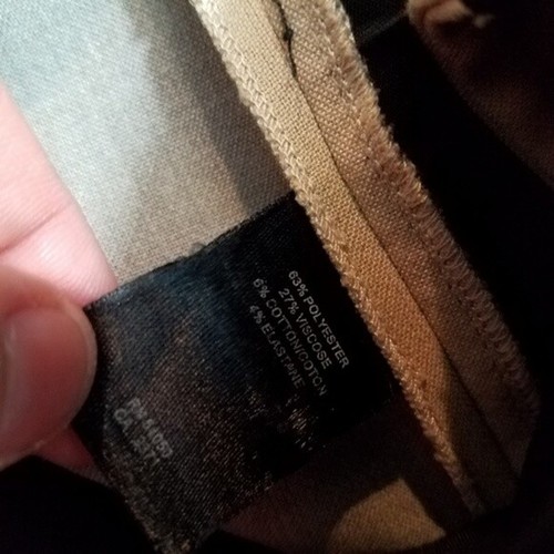 Robert Rodriguez pants trousers dress pants womens tan black 8? 29 x 33 work - Picture 7 of 8