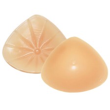 Triangle Concave Breast Form Mastectomy Prosthesis Silicone Fake boob 1 Piece