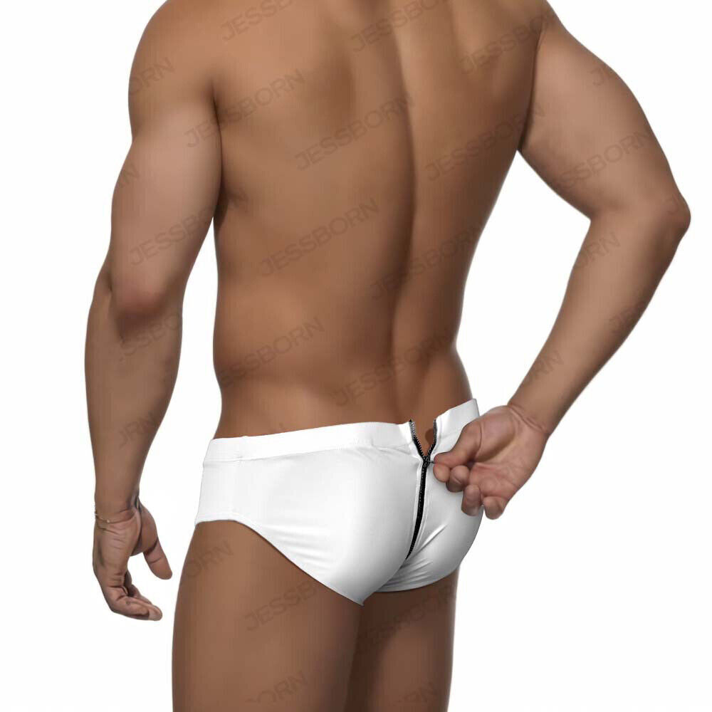 Sexy Mens Beach Bikini Swimming Briefs Low Rise Back Zipper Swimwear Swimsuits | eBay Sexy Mens Beach Bikini Swimming Briefs Low Rise Back Zipper Swimwear Swimsuits | eBay