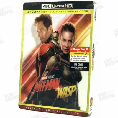 Ant-Man and the Wasp (2018) 4K UHD+Blu-ray US Releas w/RARE Lenticular SLIPCOVER