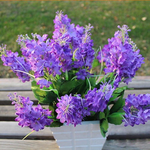 33cm Fleur Artificielle Branche for F??te Bureau Tombe D??cor Maison - Photo 22/43