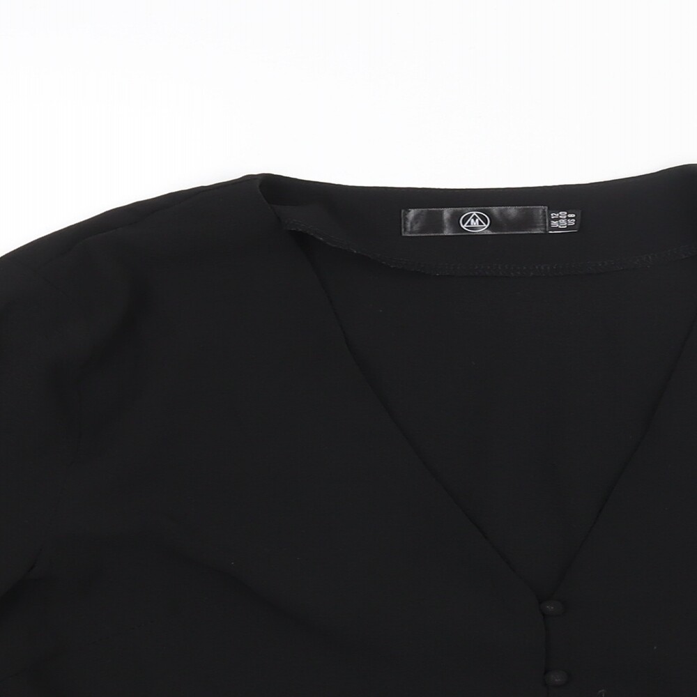 Missguided Womens Black Polyester Basic Blouse Si… - image 3