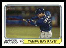 2023 Topps Heritage Wander Franco #21 Tampa Bay Rays Baseball Card