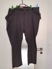 Damenjeans, NEU, Größe 56,curved,  Slim, graufarben, Gummizugbund