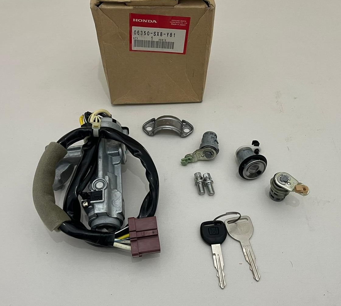 HONDA CITY 2001-2003 KEY CYLINDER # 06350-SX8-Y81 NEW OEM (1178)I