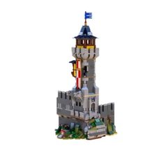 ZITIANYOUBUILD Modular Building: Castle 2750 Pieces for Ages 14 and Up