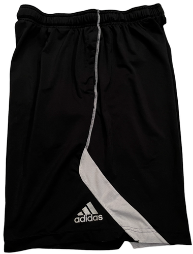 ADIDAS clima LITE Black White Basketball Athletic Gym 10" Shorts mens Large LG - Picture 2 of 3