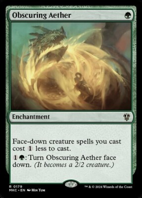 *MtG: 4x OBSCURING AETHER - Commander Murders at Karlov Manor Rare - magicman*
