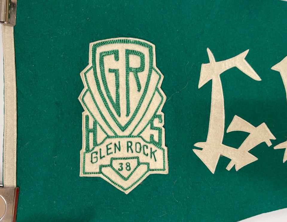 Glen Rock High School? Pennant 1938 Glen Rock New Jersey? 37" X 14 1/2
