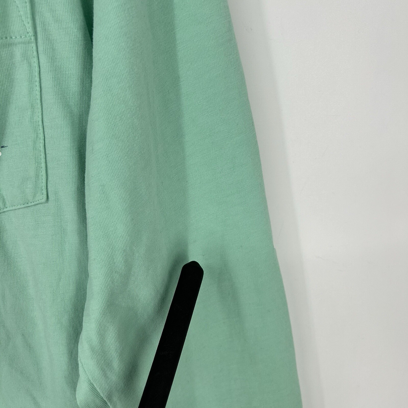 FILA Camicia Vineyard Vines uomo piccola verde manica lunga canottaggio tasca maglietta cotone