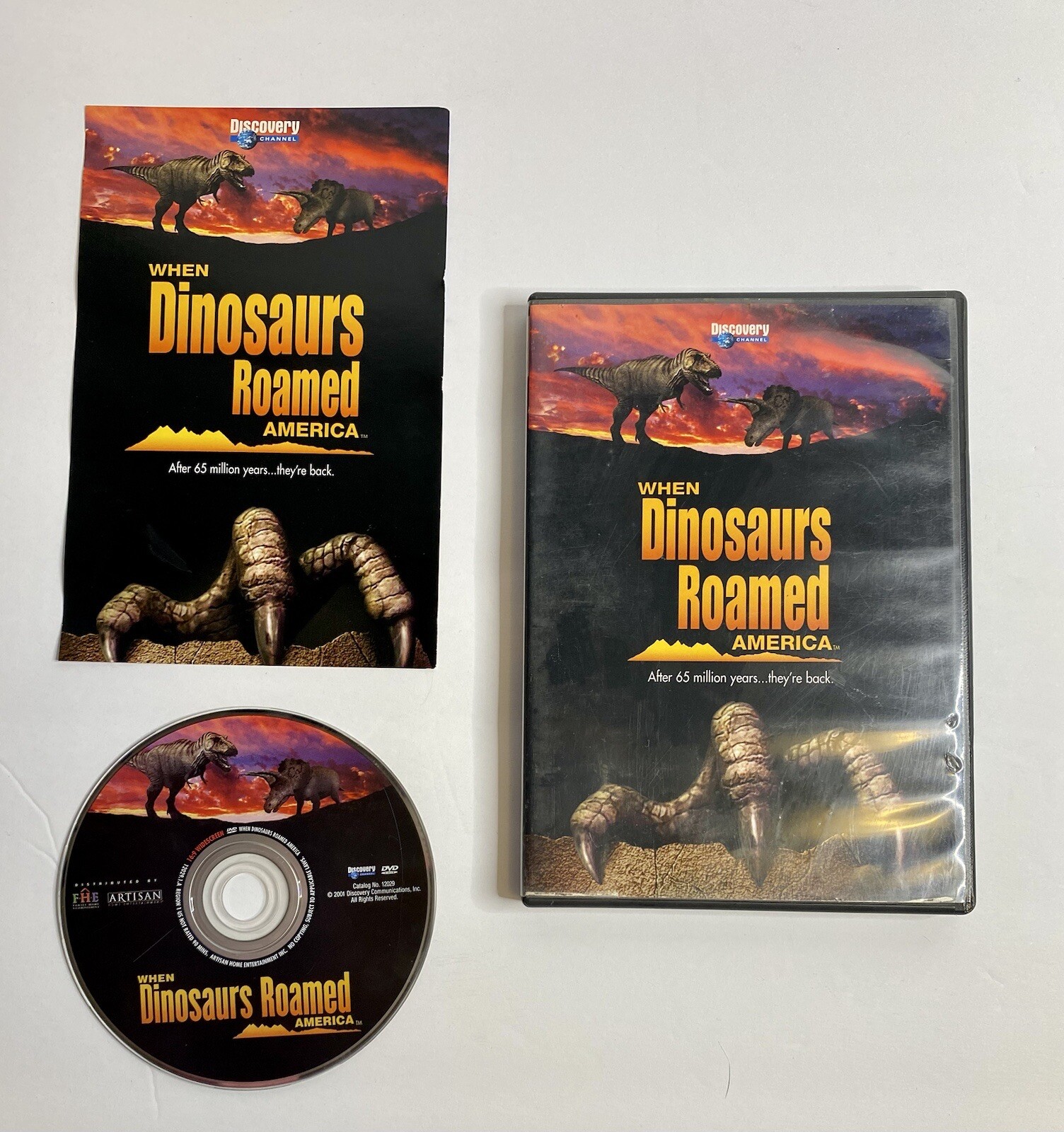 When Dinosaurs Roamed America (DVD, 2001) Discovery Channel