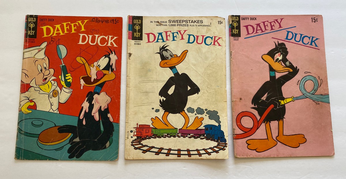 Daffy Duck #59 60 61 (Western Publishing Comic Book, 1968/1970
