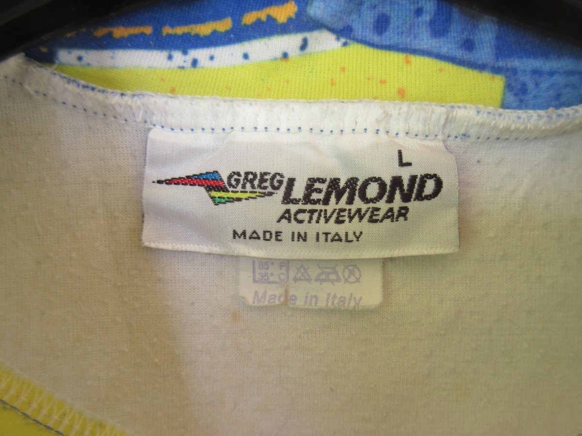 Maillot Cycliste GAN 1993 Greg LeMond Vintage - Longues Manches - Taille L