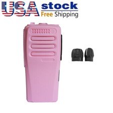 New Repair Front Housing Cover Case for CP200D Radio Walkie Talkie Pink