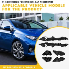 Rear Bumper Cover Retainer Brackets Set Left Right For 2009-2013 Toyota Corolla