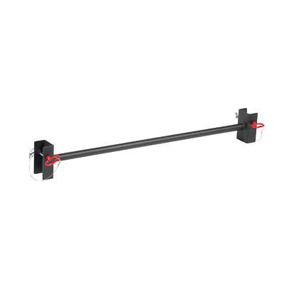 Titan Fitness Adjustable Pull-Up Bar for Independent Squat Stand 