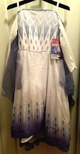 Disney Frozen Elsa Costume Dress Snow Queen Size S 4-6X or M 7-8 Sparkly Cape