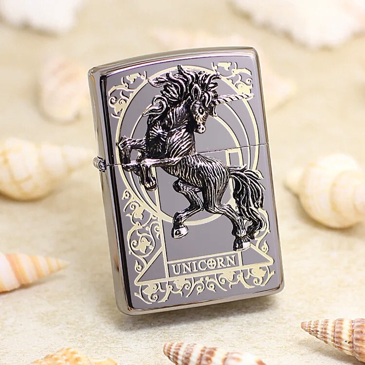 Genuine Zippo Lighter Vintage Unique Windproof Armor Lighters