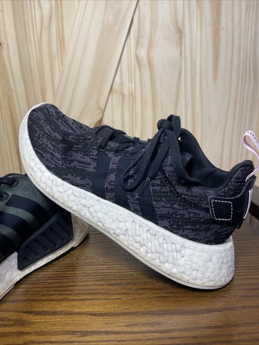 Adidas Originals NMD R2 Womens BY9314 Black/Wonder Pink Women’s Size US 7.5 - Picture 2 of 6