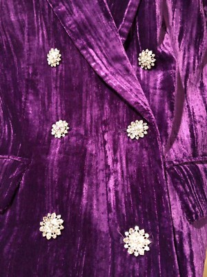 zara purple velvet blazer dress NEW ARRIVAL Zara Purple Crush Velvet Blazer Dress #zara #zarahaul #onlinevintageshop #styleinspo #velvetdress #brooklyn #vintageonlineshop #vintageclothes