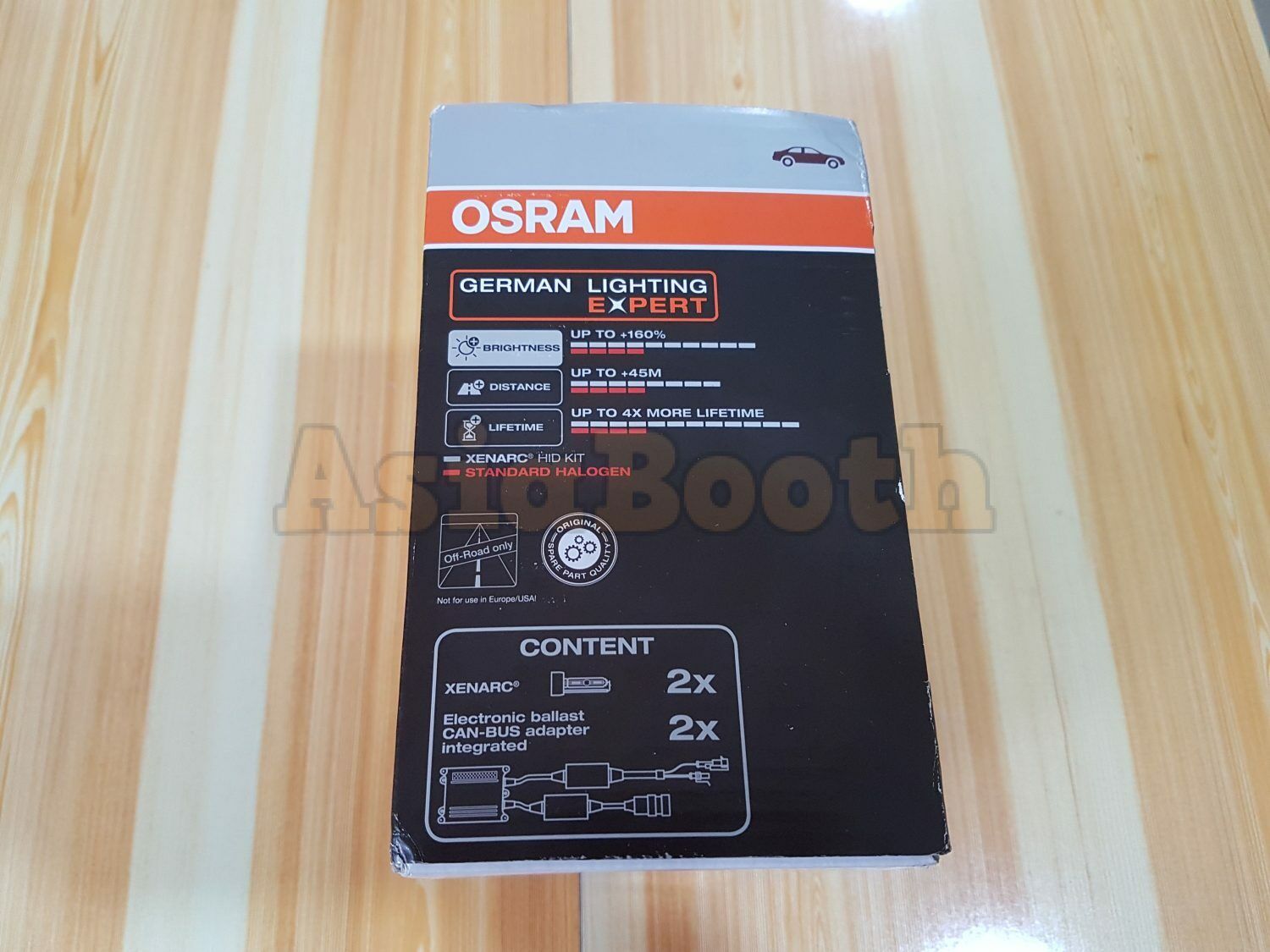 Osram H7 HID Kit Xenarc Headlight Bulb, Xenon, 35W, 4200K/6000K