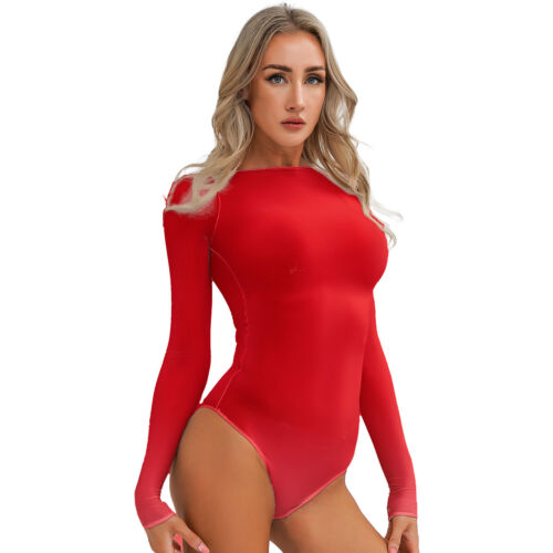 Mujeres Transparente Mangas Largas Body Regular/Sin entrepierna Mono Ropa de noche - Imagen 106 de 154