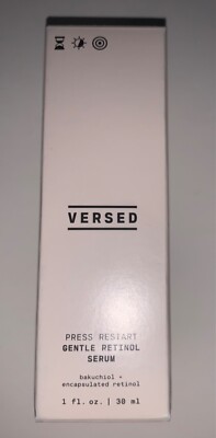 VERSED PRESS RESTART GENTLE RETINOL SERUM (NEW IN BOX)