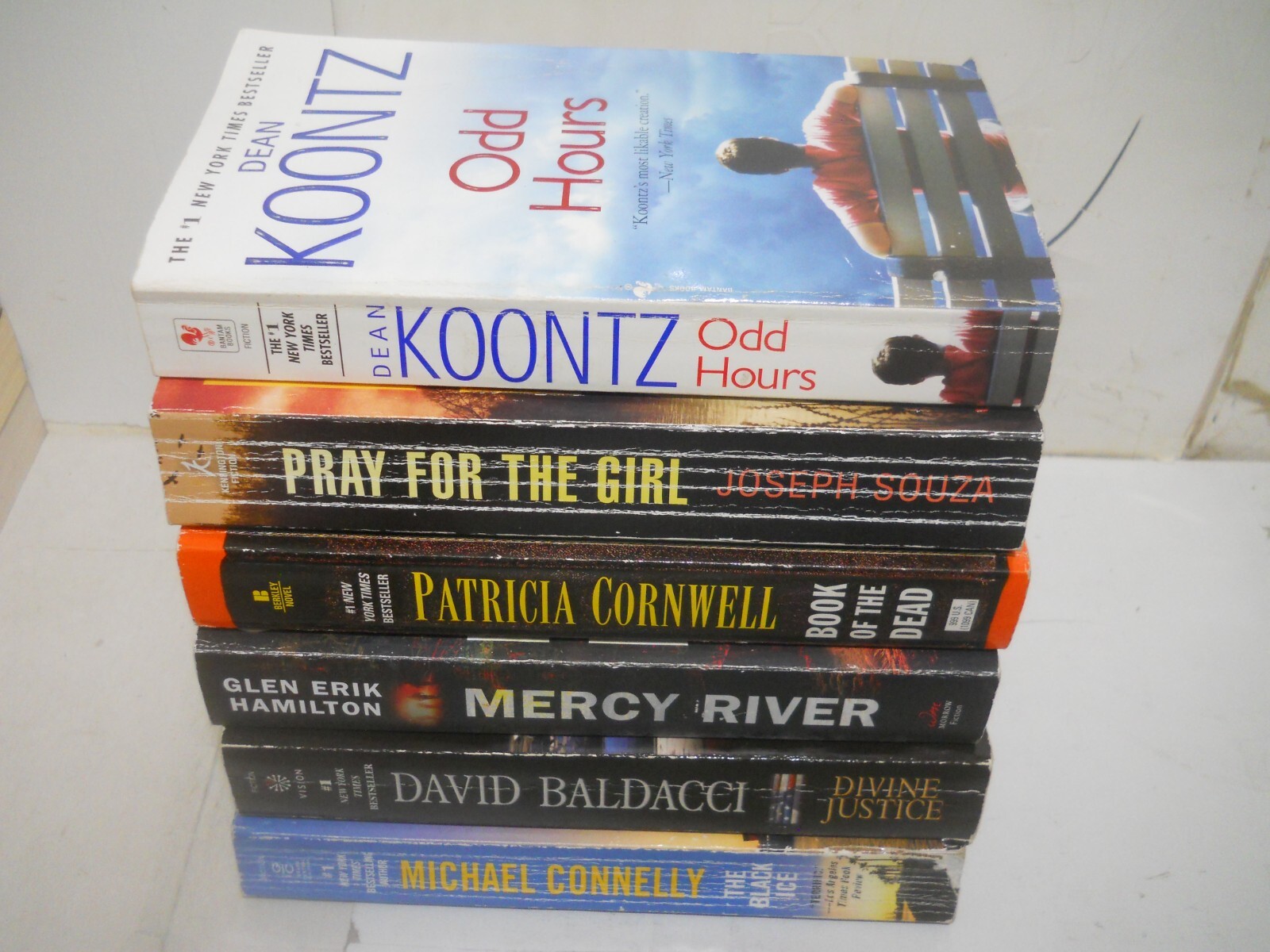 Lot of 6 Best Seller Novels ~ Mixed Genre gently read ~ Free S&H # 2