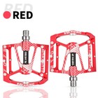 MTB Red Bicycle Pedals