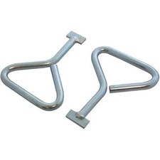 2pc Steel MANHOLE COVER LIFTING KEYS HAND TOOLS - DRAIN LID LIFTER KEY SET