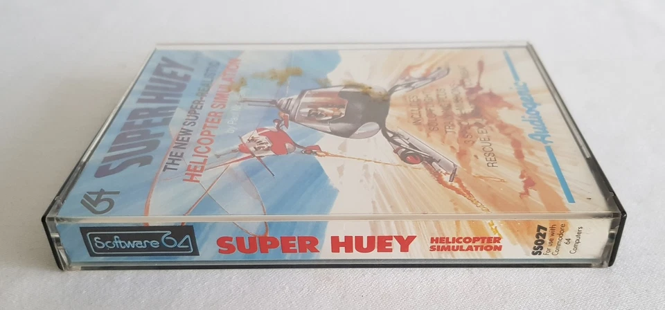 (20) Cosmi Commodore 64/128 Spiel **Super HUEY** Kassette tape 1985 - Bild 3 von 4