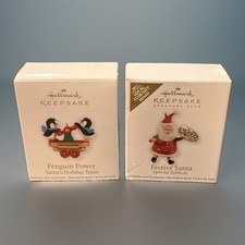 Hallmark Keepsake 2011 Miniature Christmas Ornament Bundle(2) Collectibles New