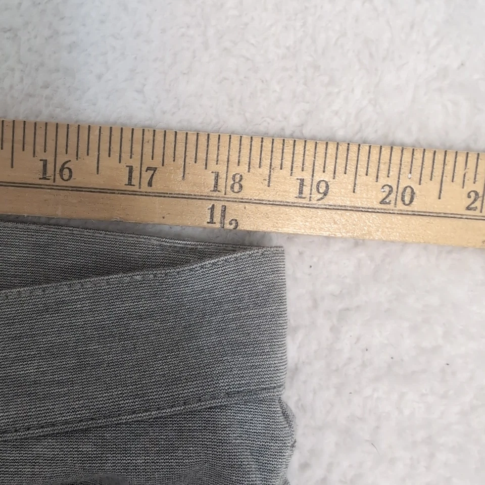 Brax Chuck 现代合身裤子男式灰色高硬度斜纹布锥形 5 口袋 37x25 — 第 3/4 张图片