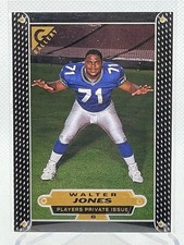 1997 Topps Gallery WALTER JONES /250 Players Private Issue SP Rookie Card #6 SSP