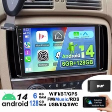 DAB Carplay 6+128G Android 14 Autoradio Navi GPS f&uuml;r Mercedes-Benz R-Klasse W251